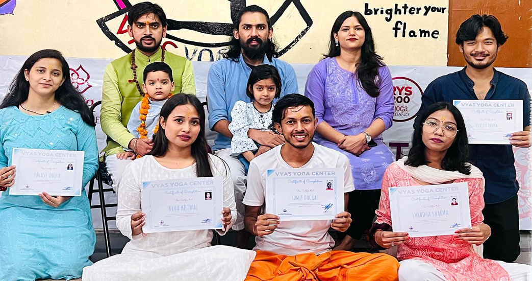100 Hour Yoga Teacher Training Course in Rishikesh Vyas Yoga School